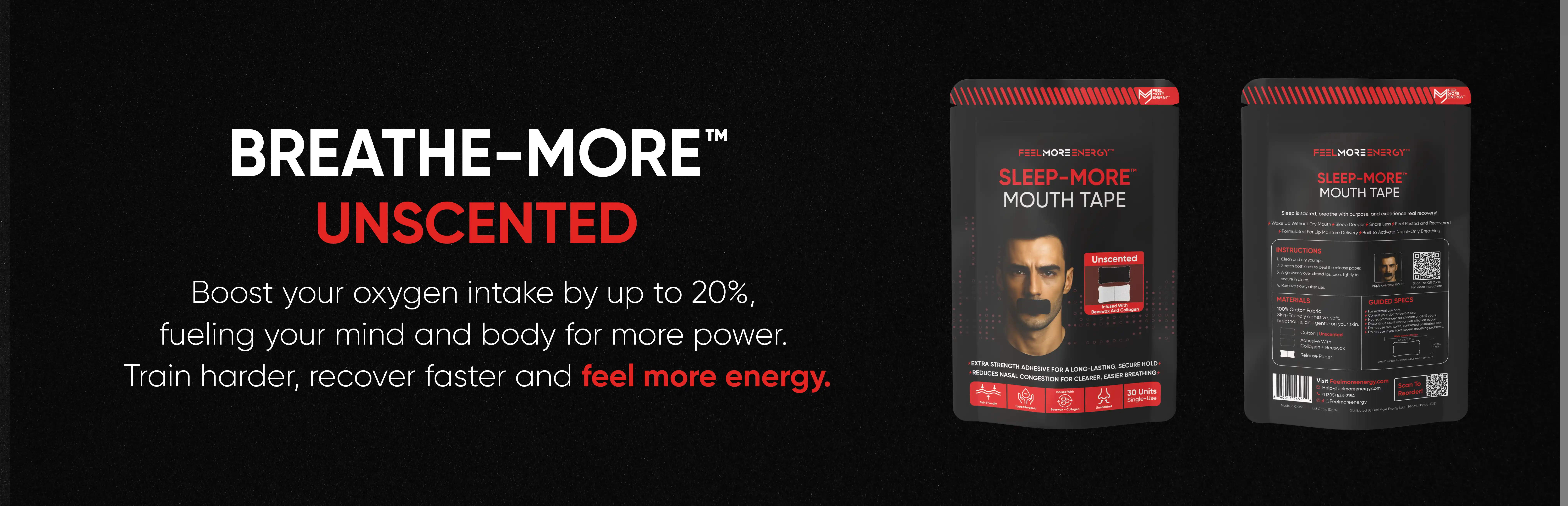 Banner Breathe More Unscented