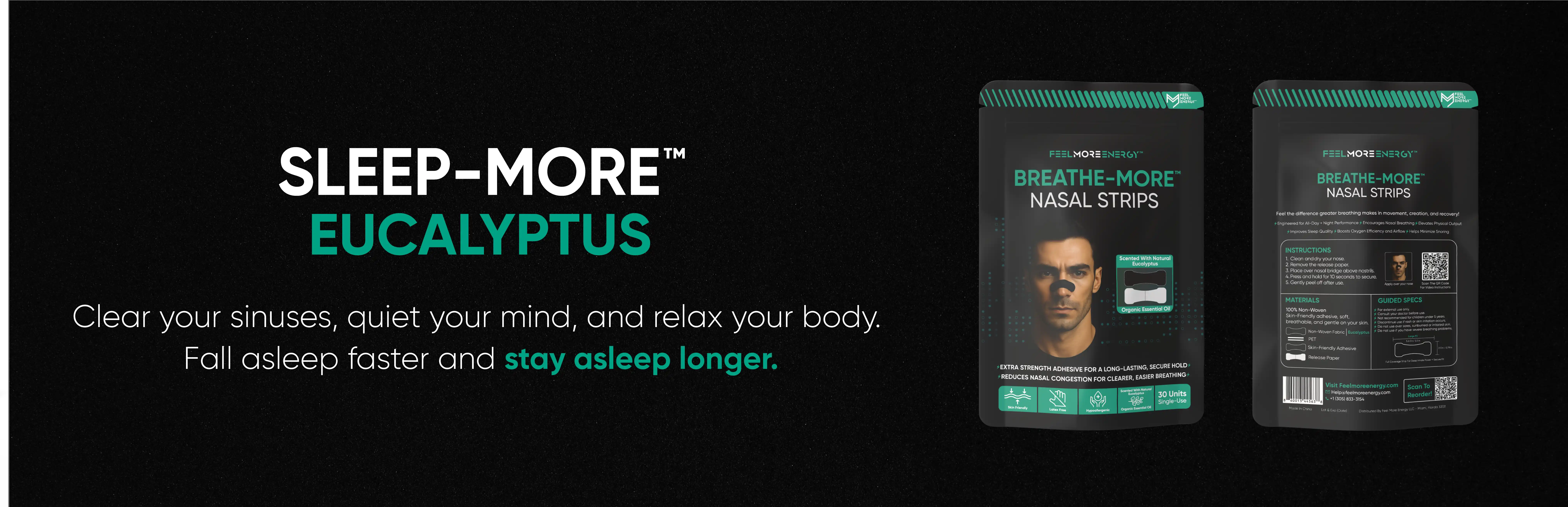 Banner Sleep More Eucalyptus