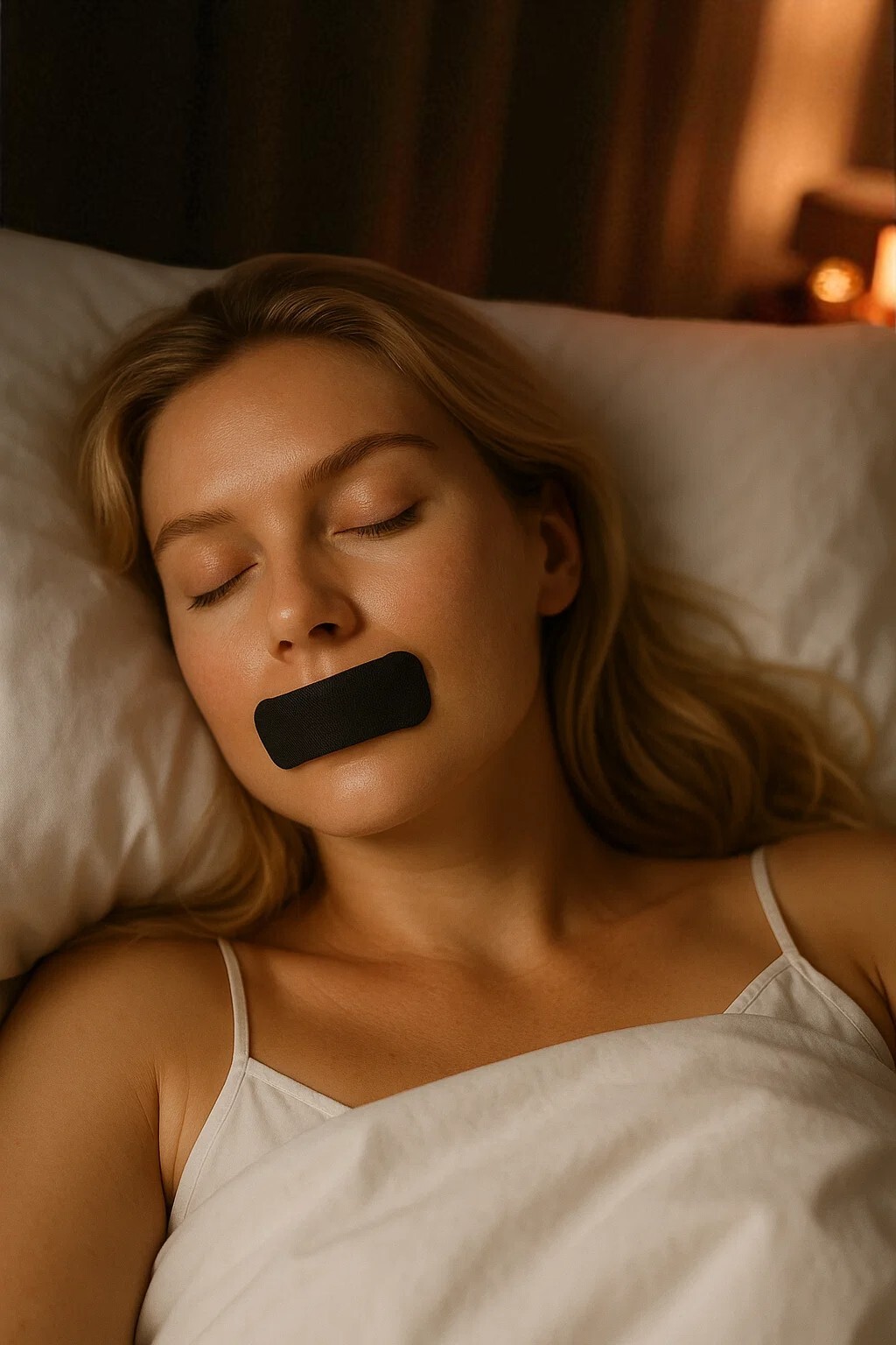 Sleep better with mouth tape